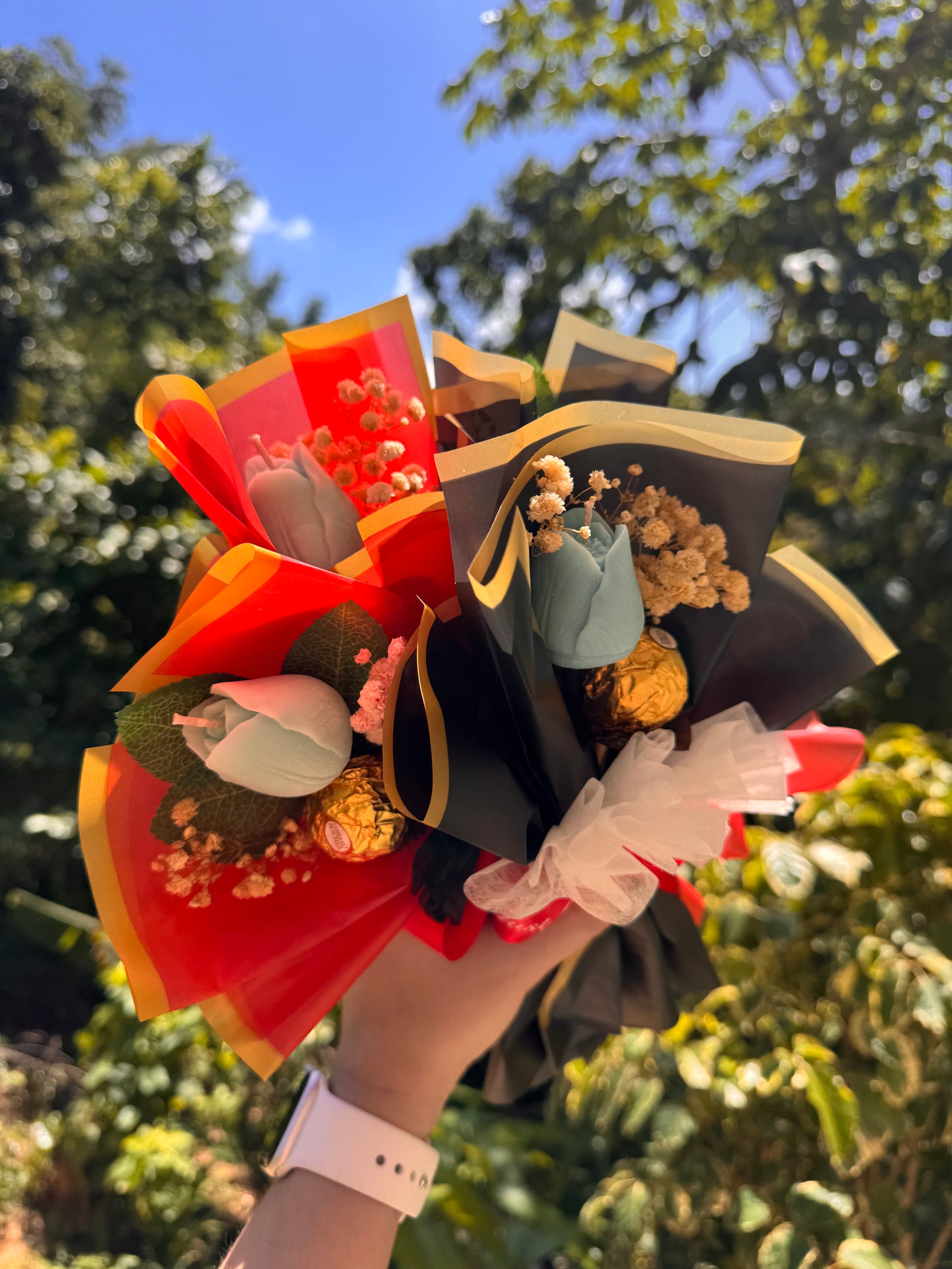 Arreglos florales de Vela