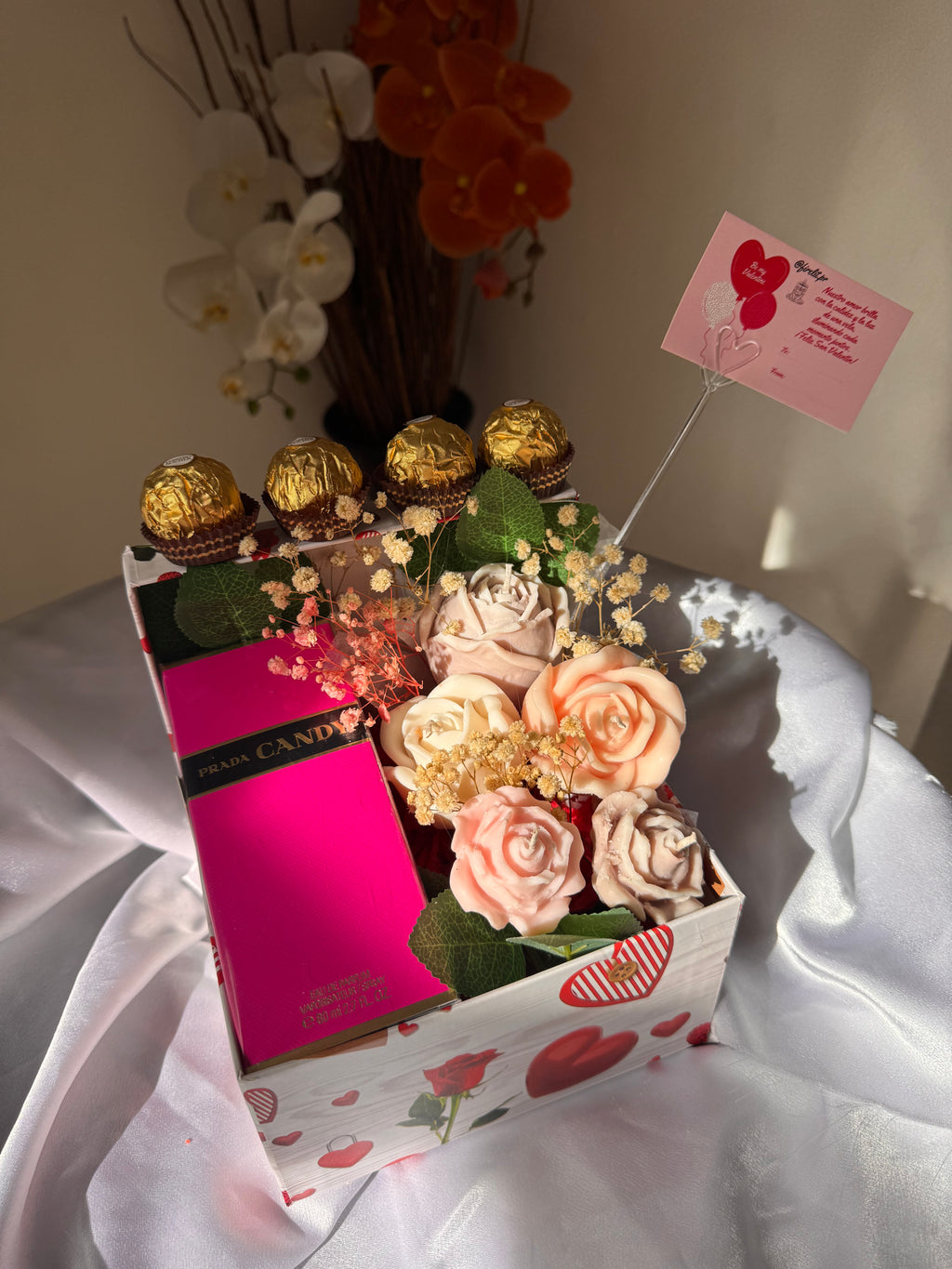 Arreglos florales de Vela