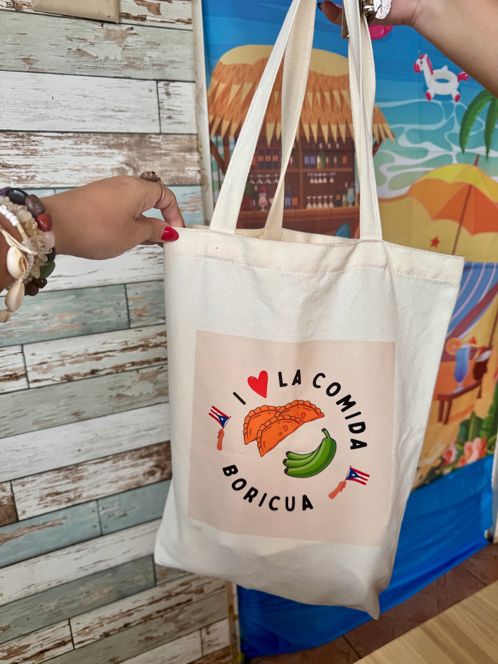 Tote Bag “Yo amo la comida boricua”