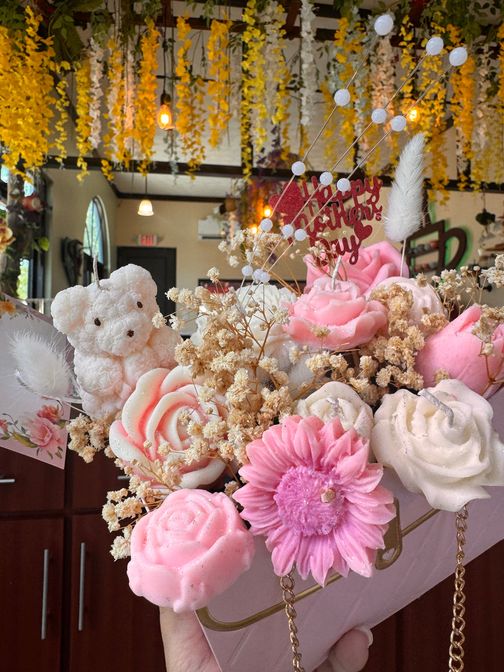 Arreglos florales de Vela