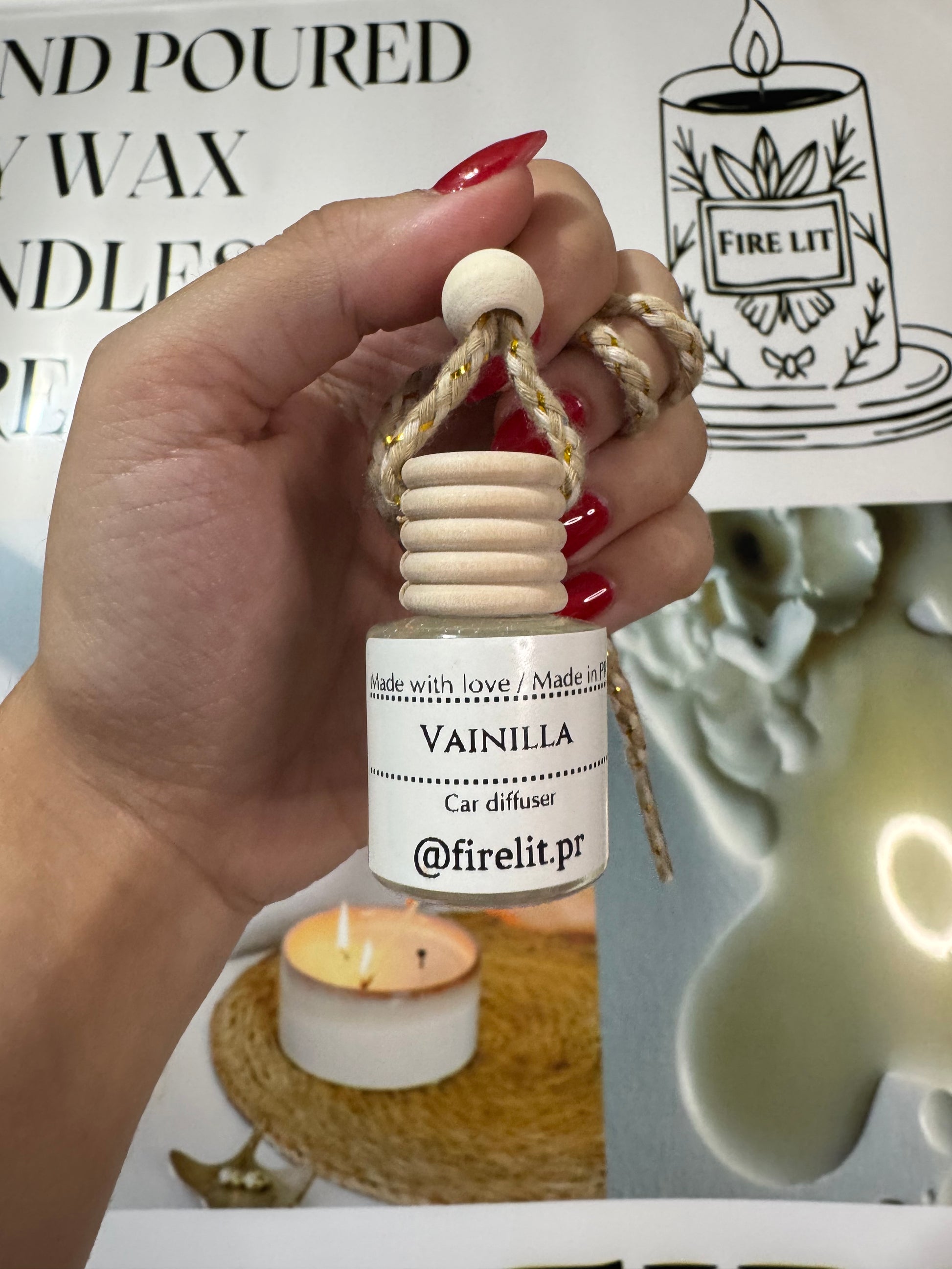 Vainilla- Car Diffuser