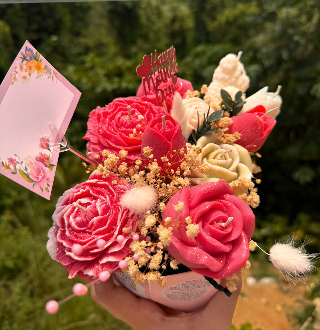 Arreglos florales de Vela