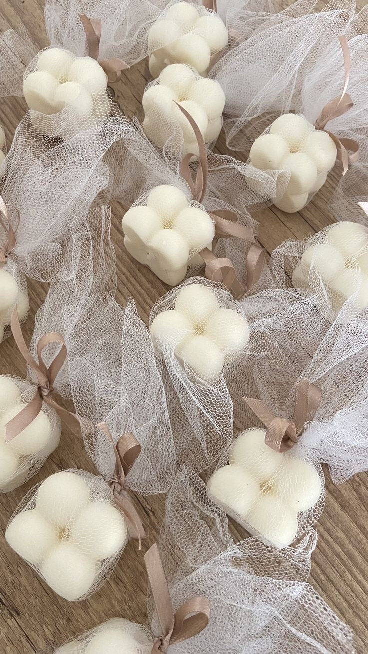 Velas de burbujas para recuerdos de fiesta