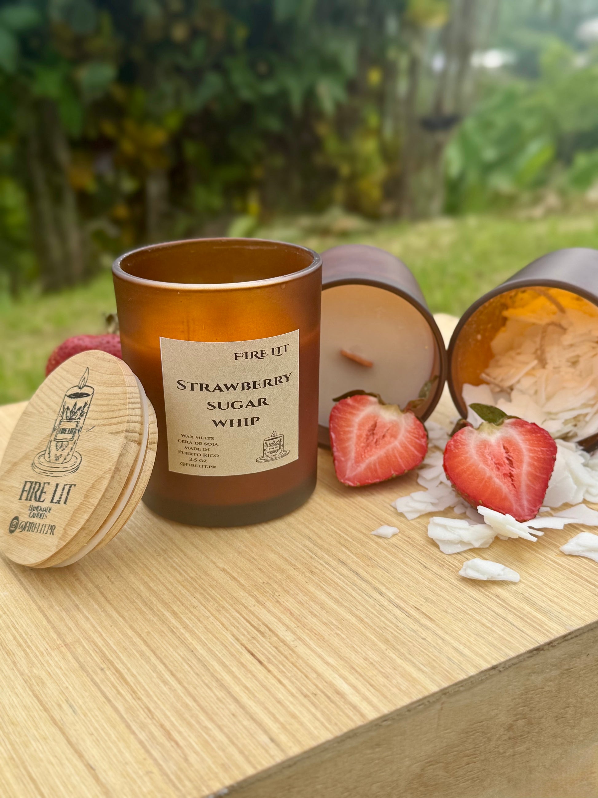 Batido de azúcar de fresa