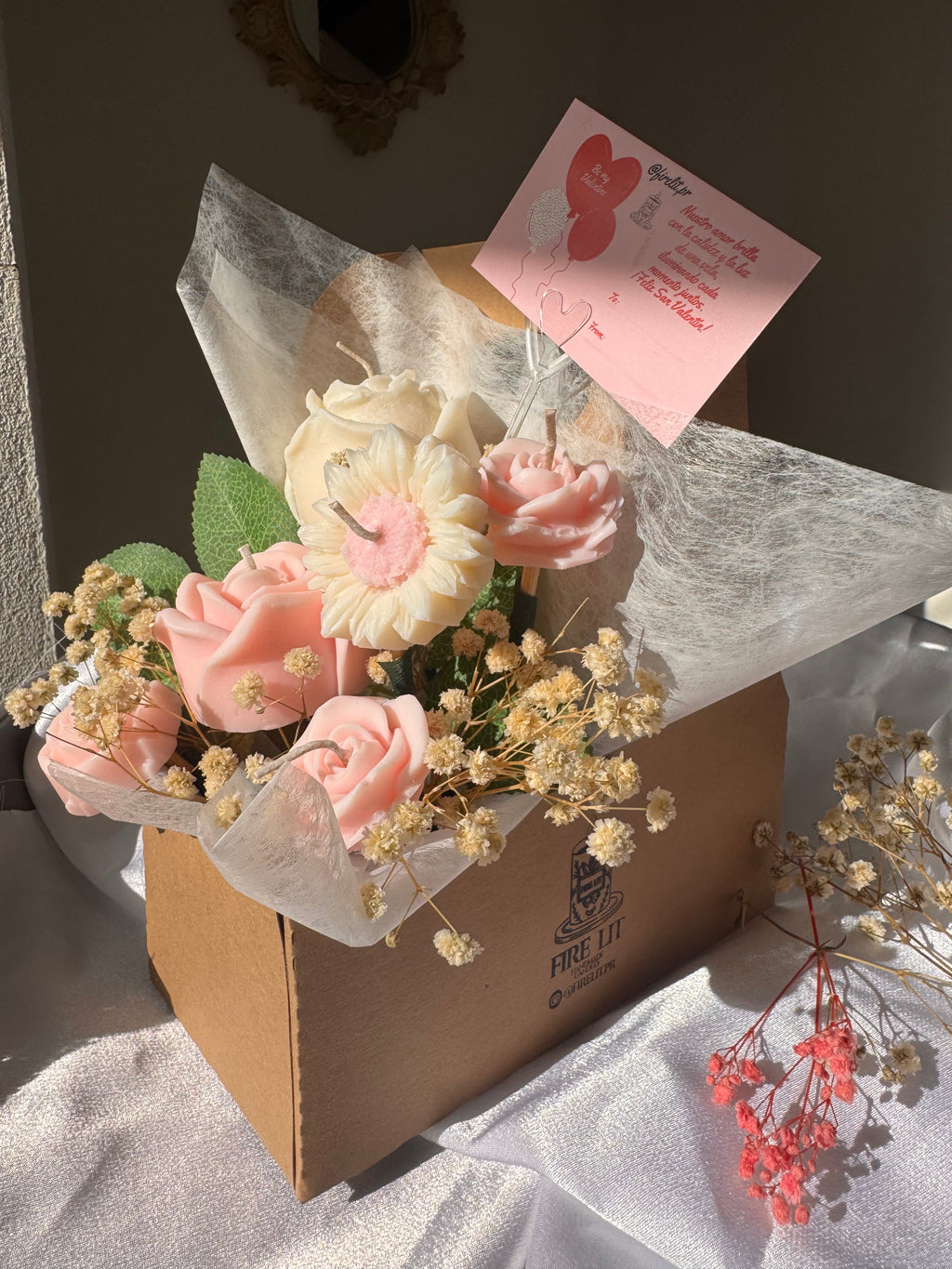 Arreglos florales de Vela